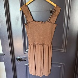 Chic Brown Sleeveless Jumpsuit